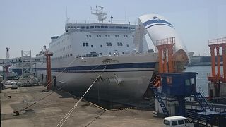 苫小牧からのフェリー