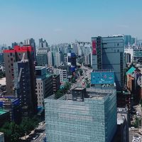 新村、弘大方面