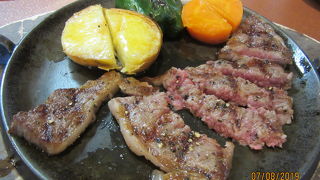 松阪牛ステーキ絶品でした。