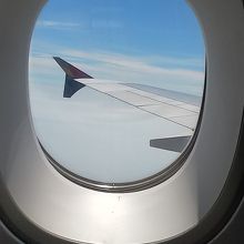 NRT-ICNの窓からの景色