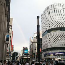 虹もお目見え♪