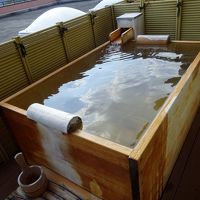 露天風呂は余りにオープンでした