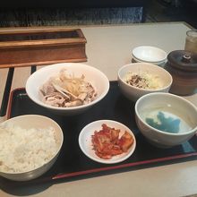 豚しゃぶポン酢ランチ