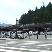 奥の院に近い駐車場