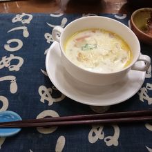 ランチに付いているスープも、手抜きなし