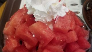 夜中にスイーツ