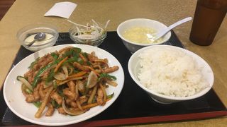 チンジャオロース定食！