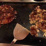 個室のお好み焼き屋さん