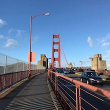 ゴールデンゲートブリッジを疾走