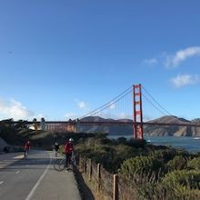 ゴールデンゲートブリッジまであと少し