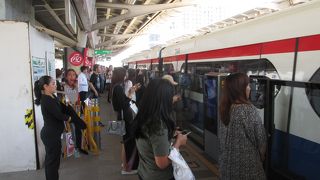 駅構内が一部改装工事中