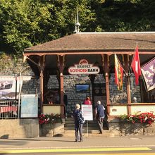 ブリエンツ駅の裏手が乗り場