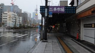 あまり市場らしくないかも。