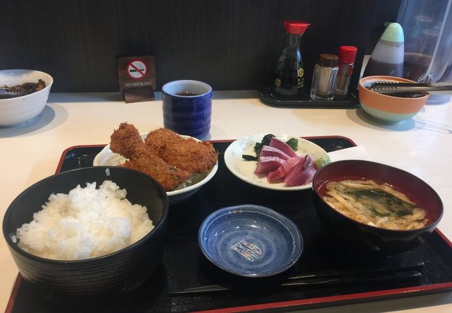 さわら刺身とさわらフライランチ！