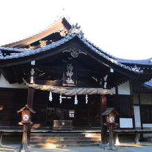 威厳ある神社です