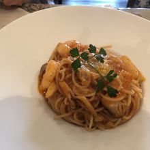 エビのトマトソース