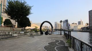 散歩には丁度良い遊歩道