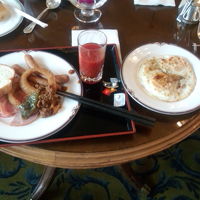 朝食ビュッフェの一例です。