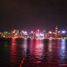 バスから見た夜景、とても綺麗でした