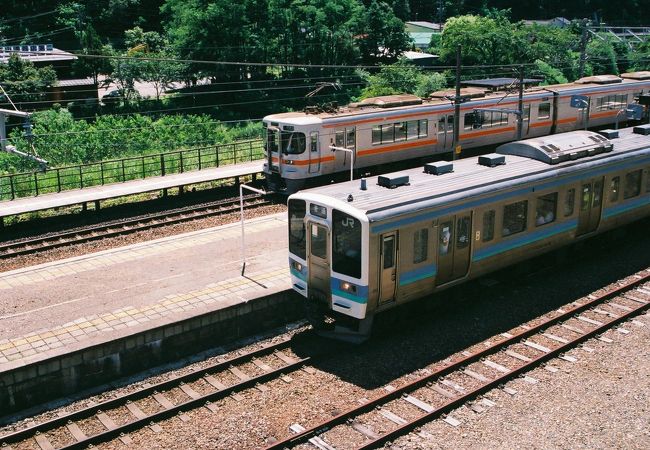 JR東海では最も標高の高い駅です。