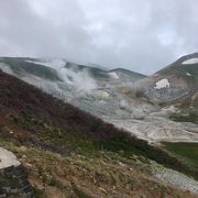 現在も水蒸気がもくもくと