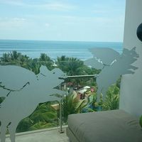 広いバルコニー