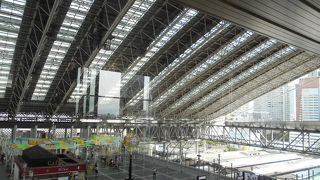 大阪駅を中心にいろんな施設建物があります。