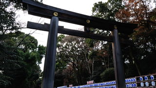 明治神宮参集殿の目の鳥居です