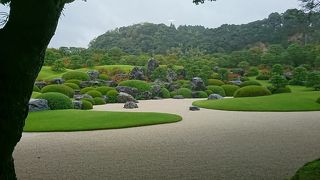 日本庭園と横山大観