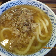 肉うどんです