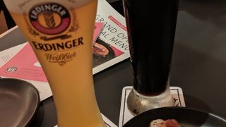 美味しいドイツビールとソーセージ