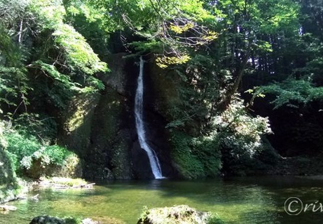 絵になる大滝！秋の紅葉が美しいらしい