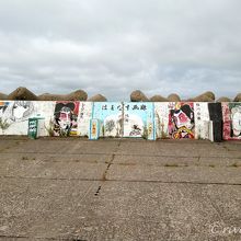 （中央）はまなす画廊と書いてあります