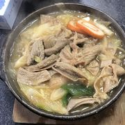 モツ煮込みうどんが絶品