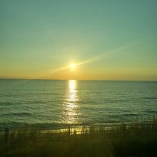 バスから見たサンセット