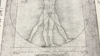 ティツィアーノの壁画は必見・ダヴィンチの人体図も所蔵品です。