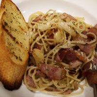 ホテル内のレストラン、パスタ美味でした