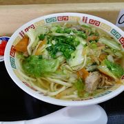 ボリュームがある野菜そば