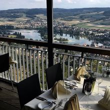 レストランから見た街並み