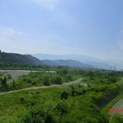 立山に行く途中の川の景色がいい