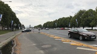 ダウガヴァ川沿いの道