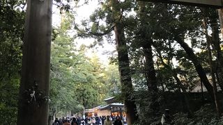 内宮とは違って、静か。コンパクト。