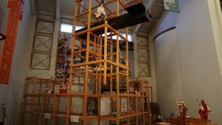 古川まつりのメイン会場の広場の脇