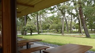 京都御苑内での唯一の食事処