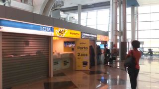 予想外に大きな空港