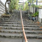 住宅街の中の神社