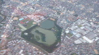 上空から見る方が綺麗