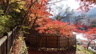 もみじの湯は開放的で難易度高め