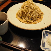 細切り蕎麦です。