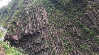 柱状節理がすごい